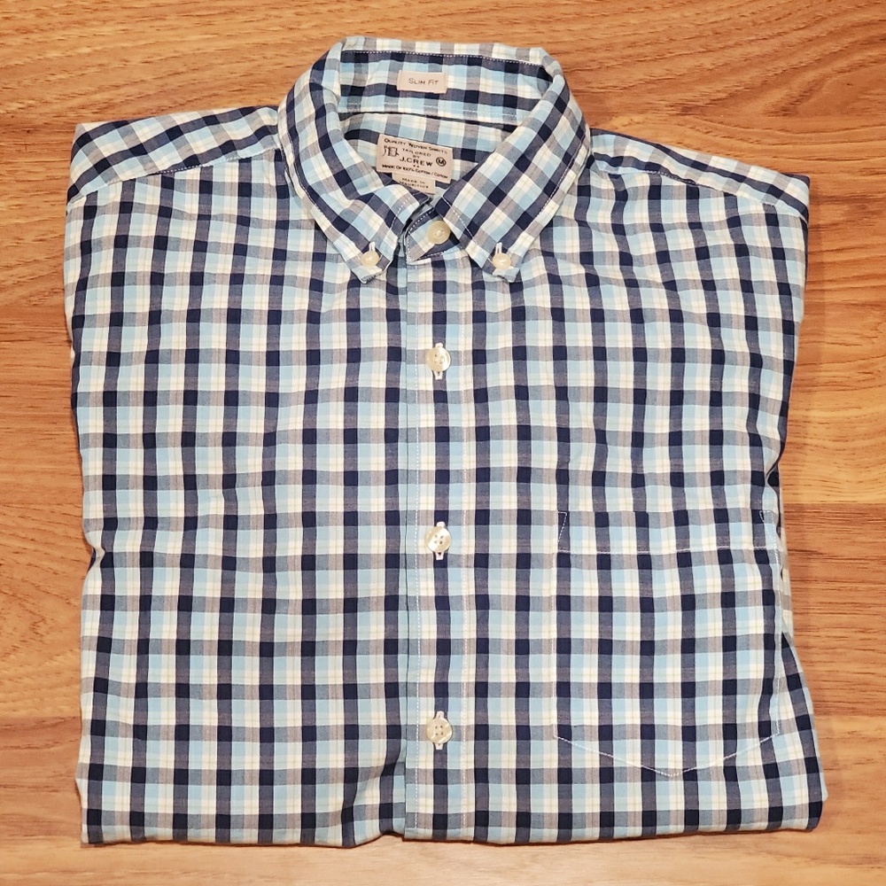 J.Crew Slim Fit Casual Button Down Dress Shirt M